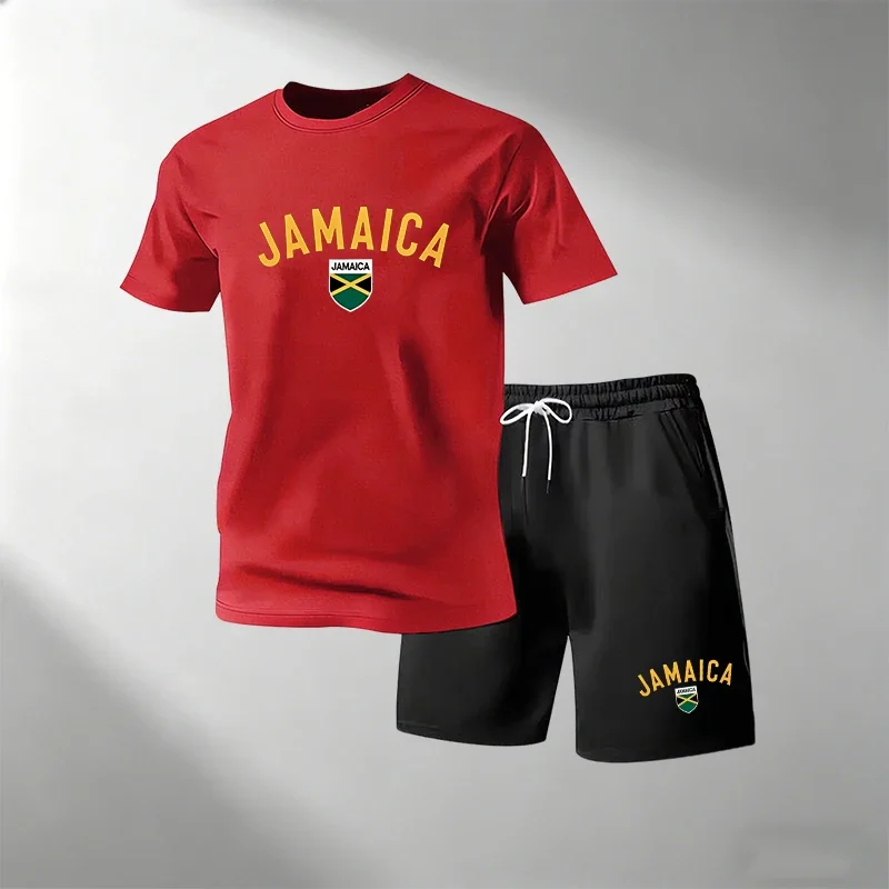 Summer Clothing For Young Men - JAMAICA Summer Casual T-Shirts Sets for