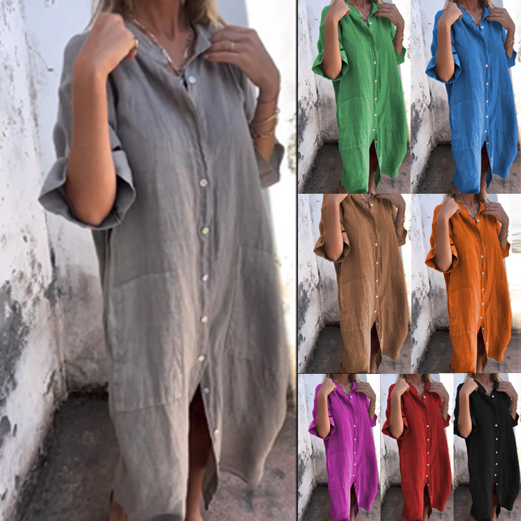 Summer Clothing H&M - 2026 Women's Old Money Shirt Dress