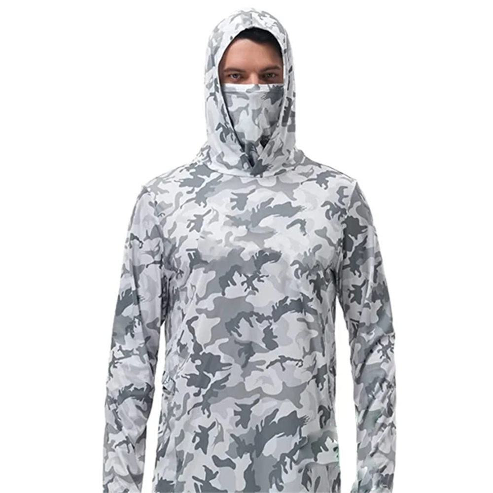 Summer Clothing Types - Summer Fishing Hoodies Men Jersey camouflage