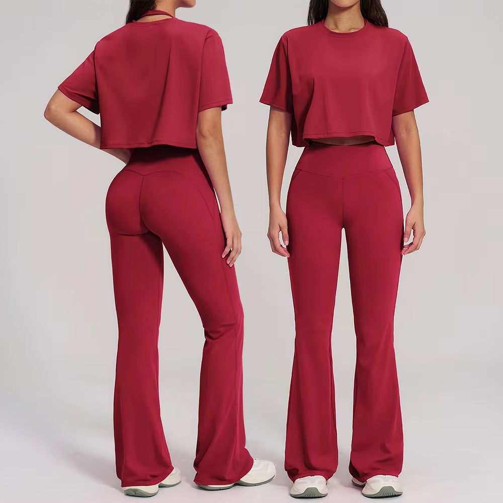 Summer Clothing Logo - 2PCS Yoga Set Sports Outfit Gym