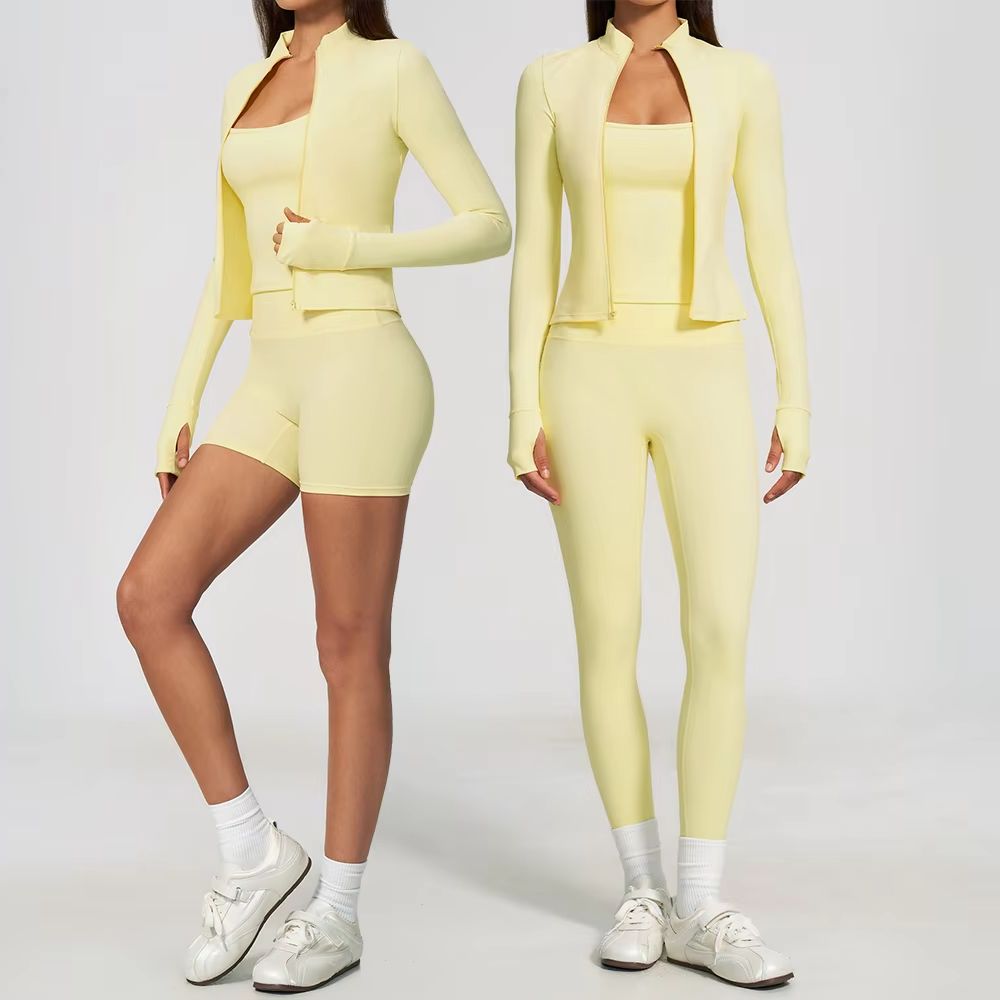 Summer Clothing Logo - Women Yoga Set 3PCS Workout Set