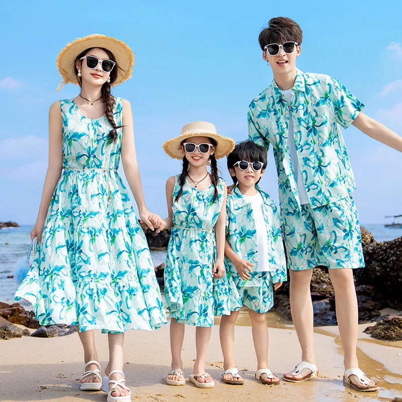 Vacation Parent-child Clothing - огляд і ціна Summer Clothing Resort