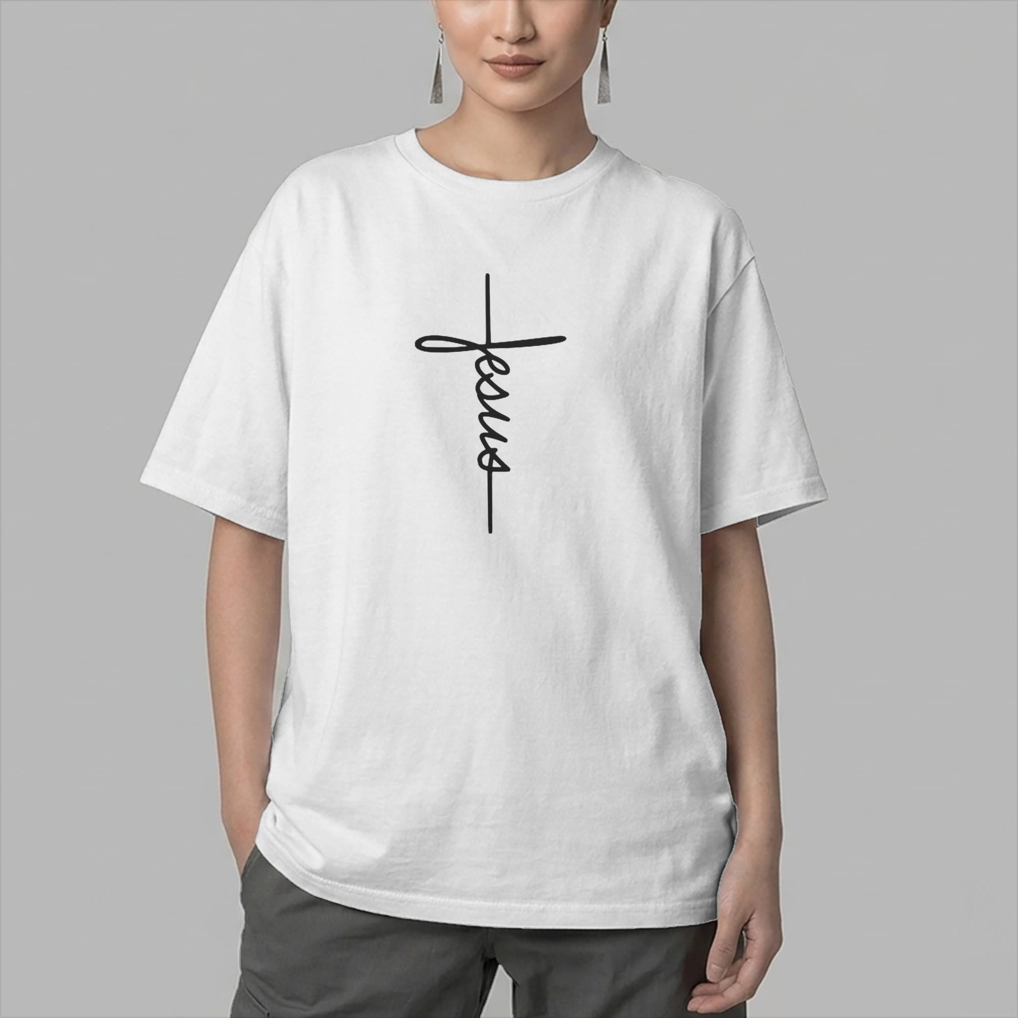 Men T-Shirts Jesus Name as a C - огляд і ціна Summer Clothing Names