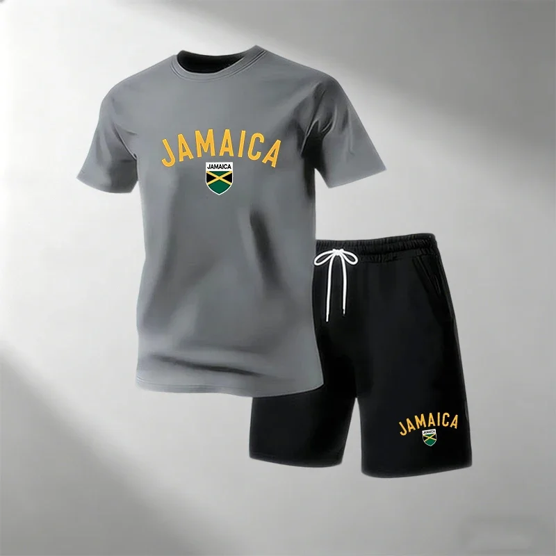 JAMAICA Summer Casual T-Shirts - огляд і ціна Summer Clothing For Young Men