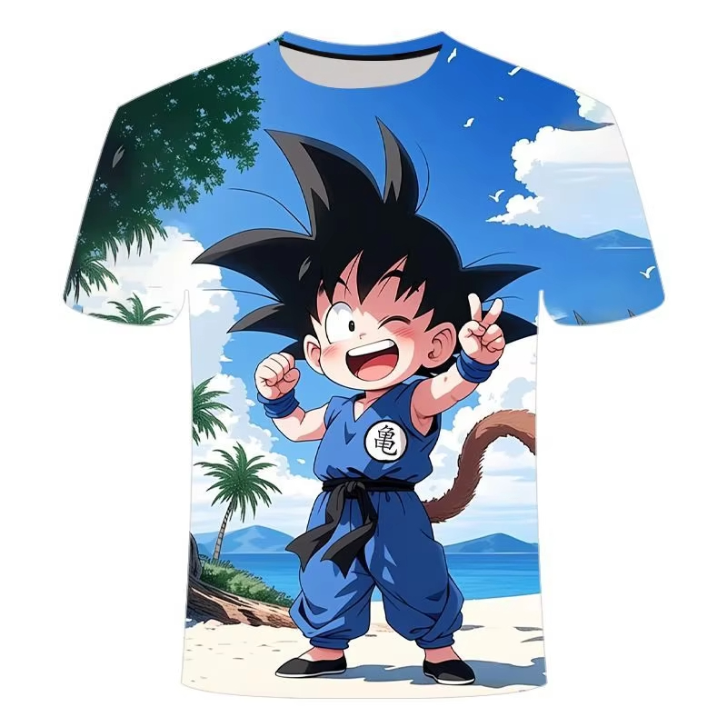 2026 Summer Dragon Ball T Shir - огляд і ціна Summer 2026 Kids Clothing