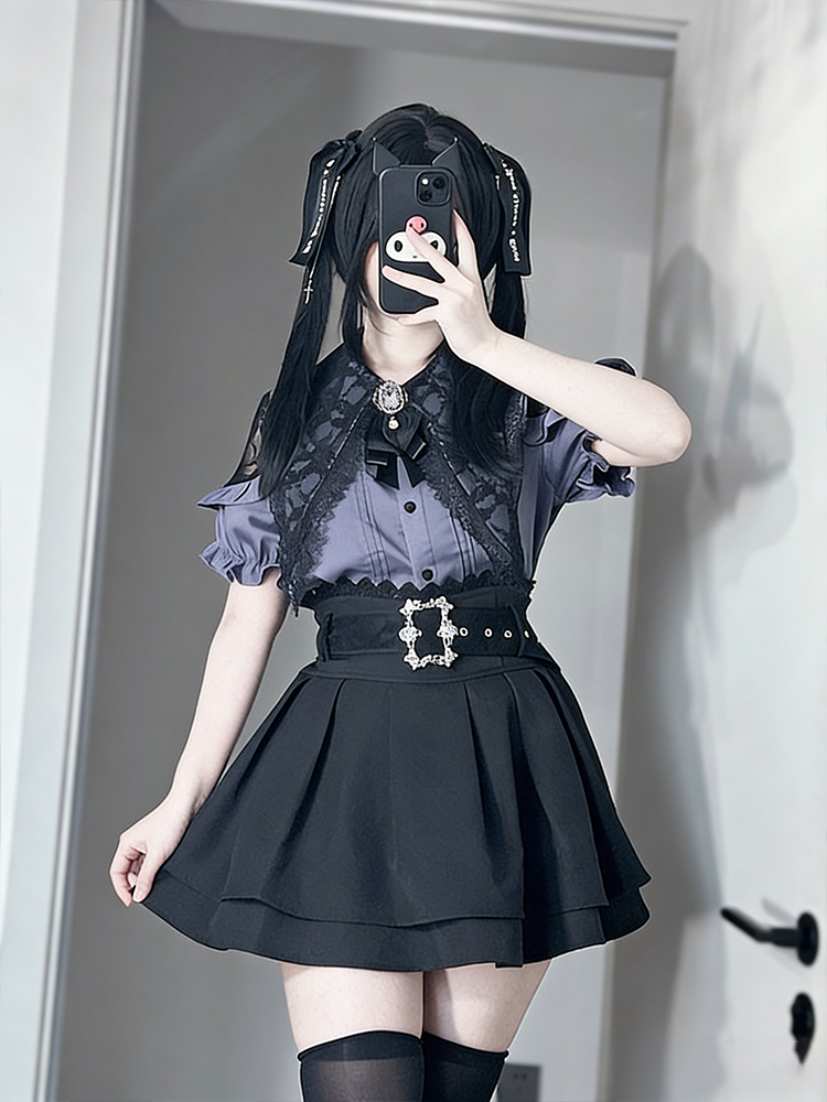 Gothic Style Shoulder Bared Sh - огляд і ціна Off Shoulder Blouse