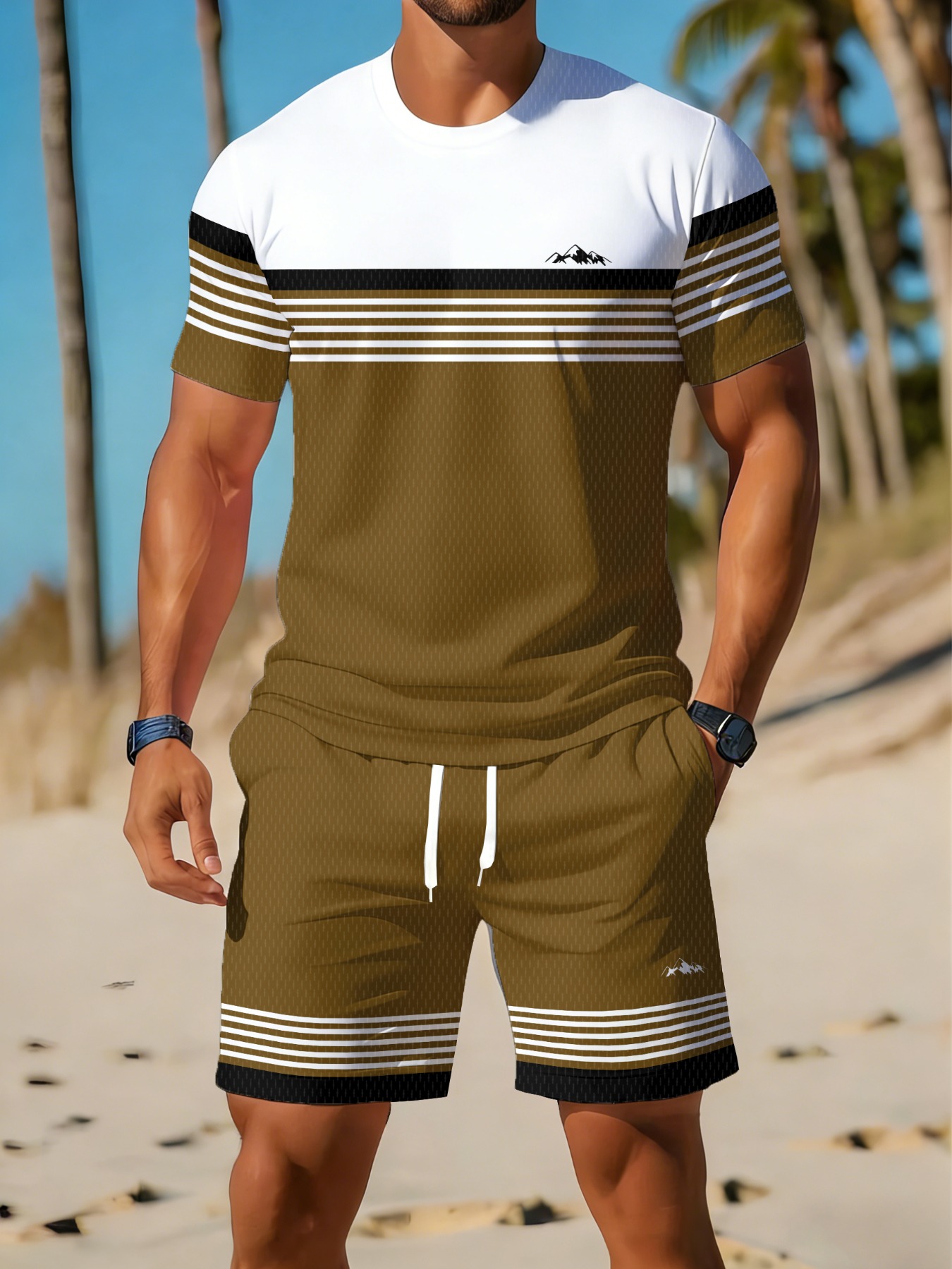 Casual Holiday Beach Men's T-s - огляд і ціна Summer Clothing Holiday