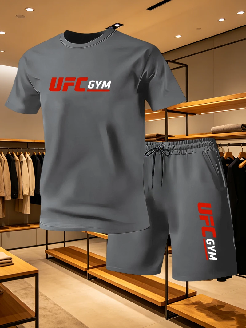 Men's Fashion T-shirt Shorts U - огляд і ціна Summer Clothing For Young Men