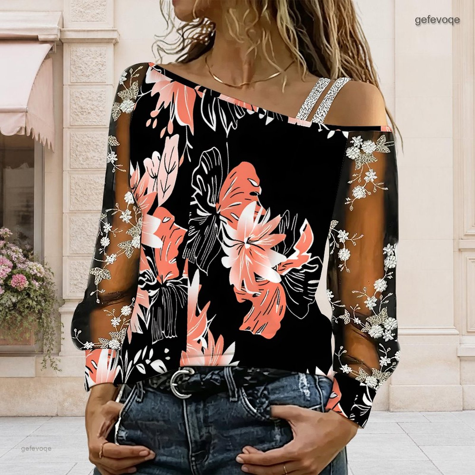 Women Off Shoulder Blouse Asym - огляд і ціна Off Shoulder Blouse