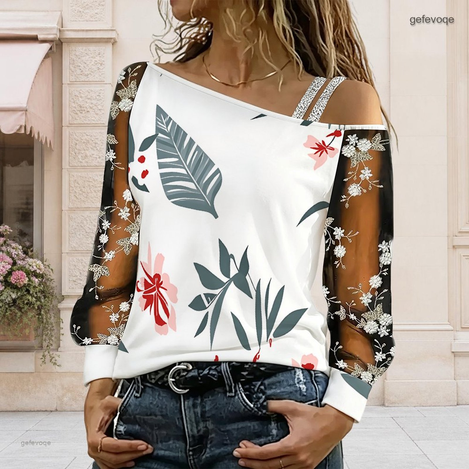 Women Off Shoulder Blouse Asym - огляд і ціна Off Shoulder Blouse