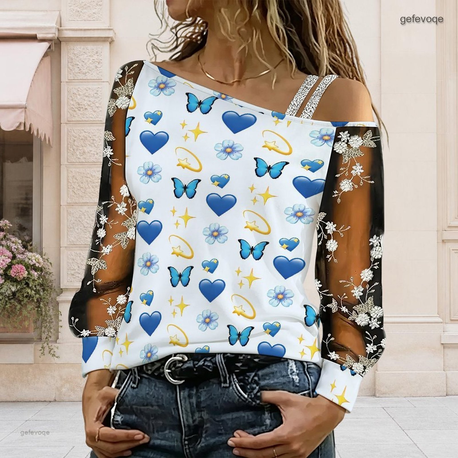 Women Off Shoulder Blouse Asym - огляд і ціна Off Shoulder Blouse