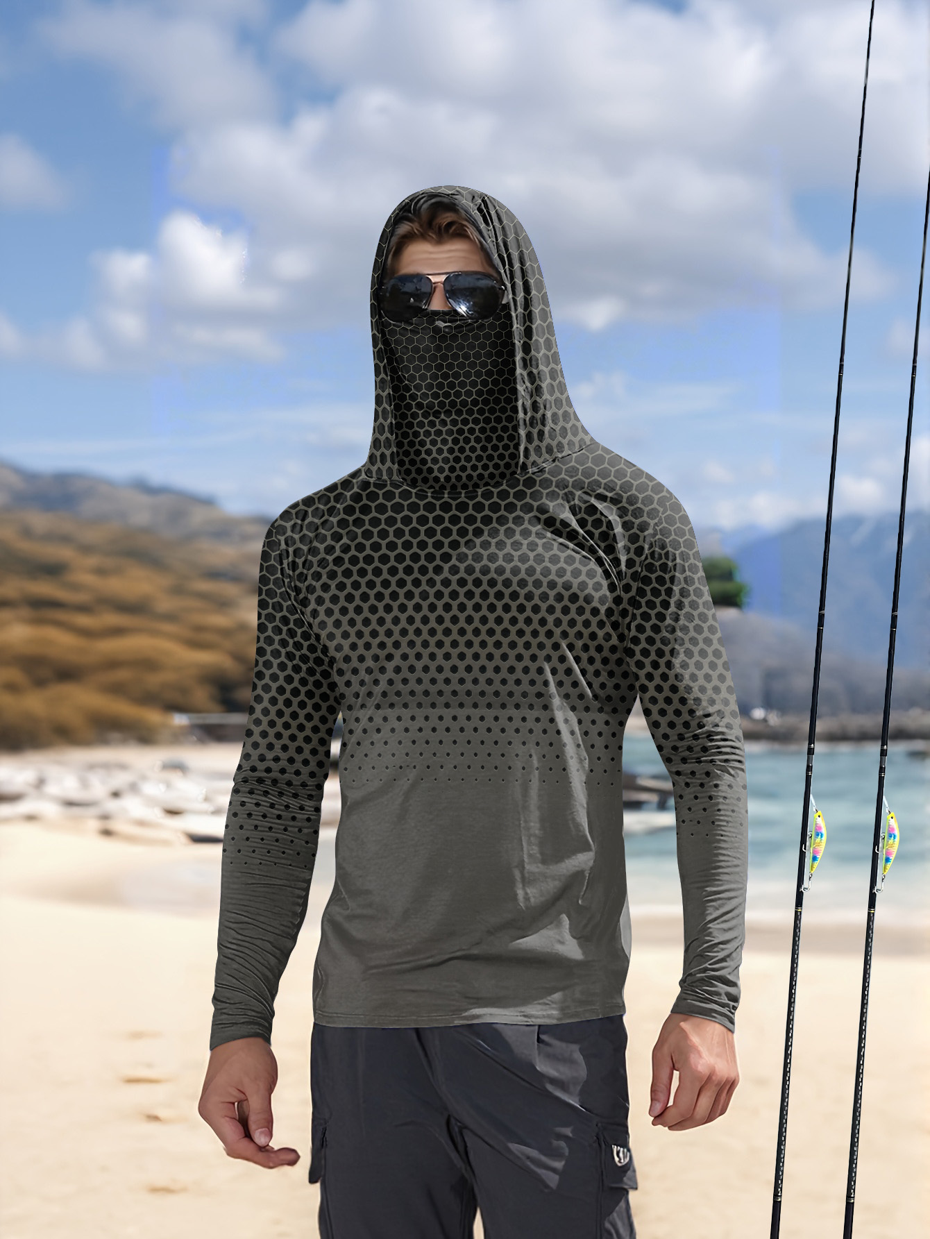 Men Summer UPF50+ Fishing Hood - огляд і ціна Summer Clothing Types