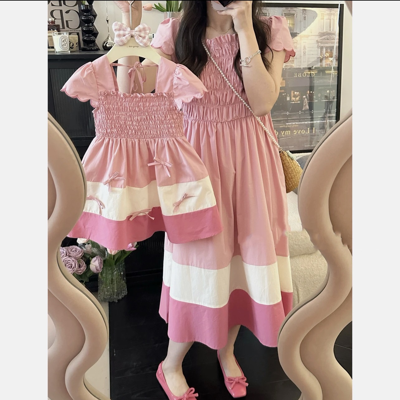 2024 Summer Mom and Daughter M - огляд і ціна Summer Clothing Holiday