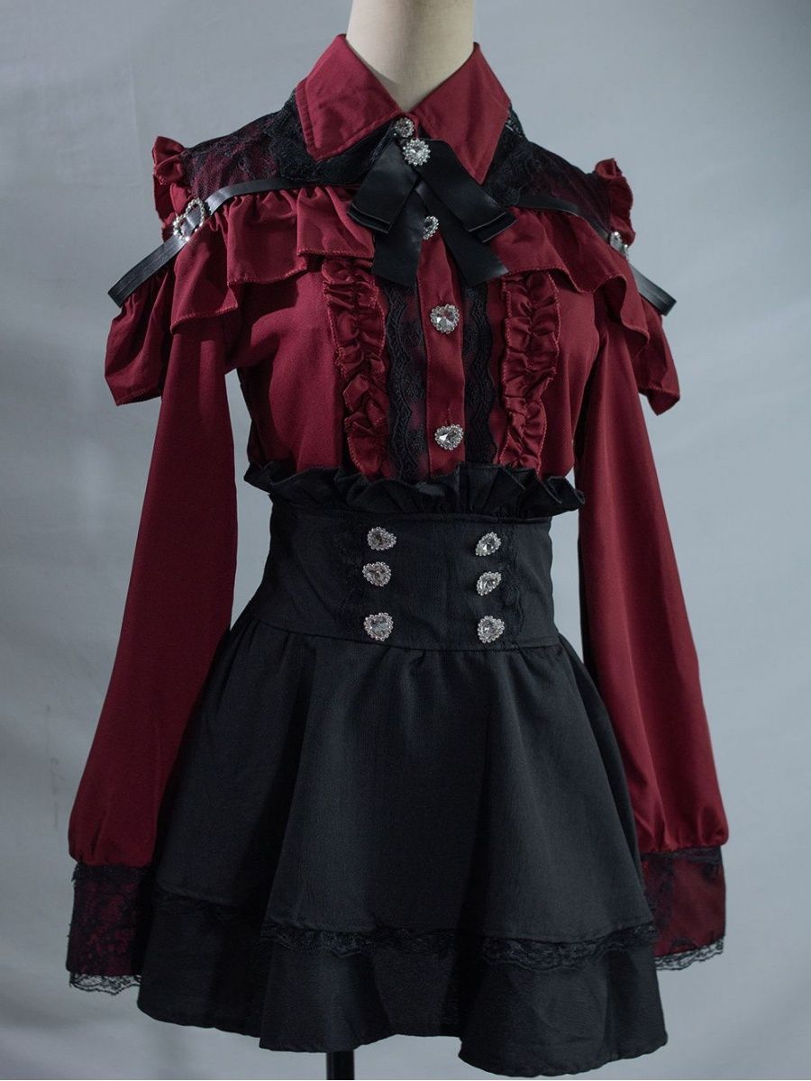 Subculture JK Uniform 2 Piece  - огляд і ціна Off Shoulder Blouse