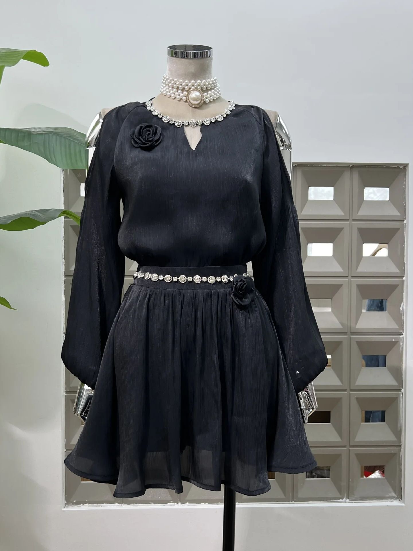 Women Two-Piece Dresses Off-Sh - огляд і ціна Off Shoulder Blouse