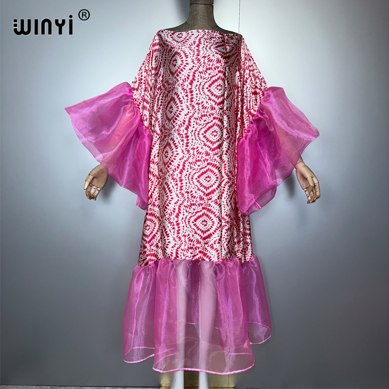 WINYI summer print puff(ed) sl - огляд і ціна Summer Clothing Holiday