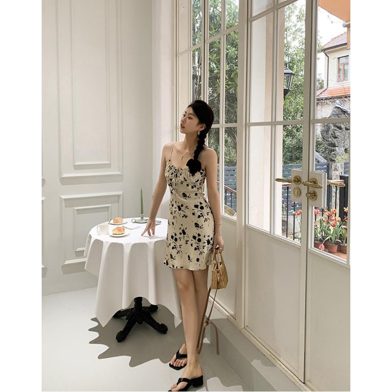 Floral Print Spaghetti Strap M - огляд і ціна Sundress Midi Floral