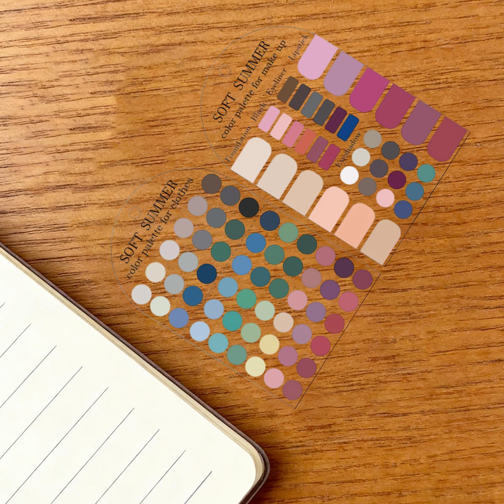 Acrylic color matching card se - огляд і ціна Summer Clothing Palette
