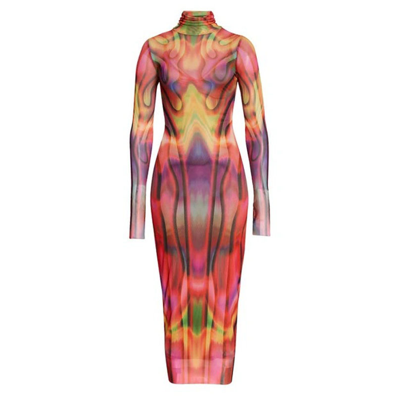 Sexy 3D Body Shape Printed Dre - огляд і ціна Summer Clothing H&M