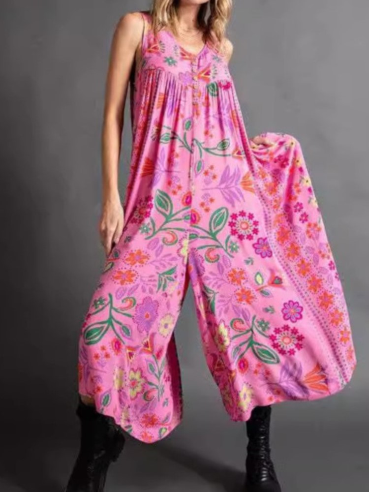 Fashion Print Jumpsuit For Wom - огляд і ціна Summer Clothing Holiday