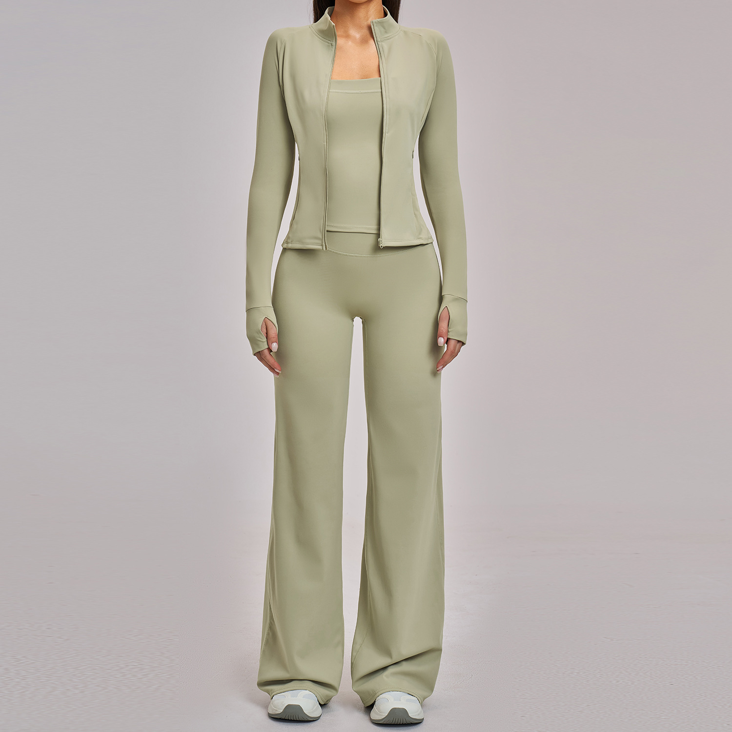 Yoga Set Women Sports Outfits  - огляд і ціна Summer Clothing Logo
