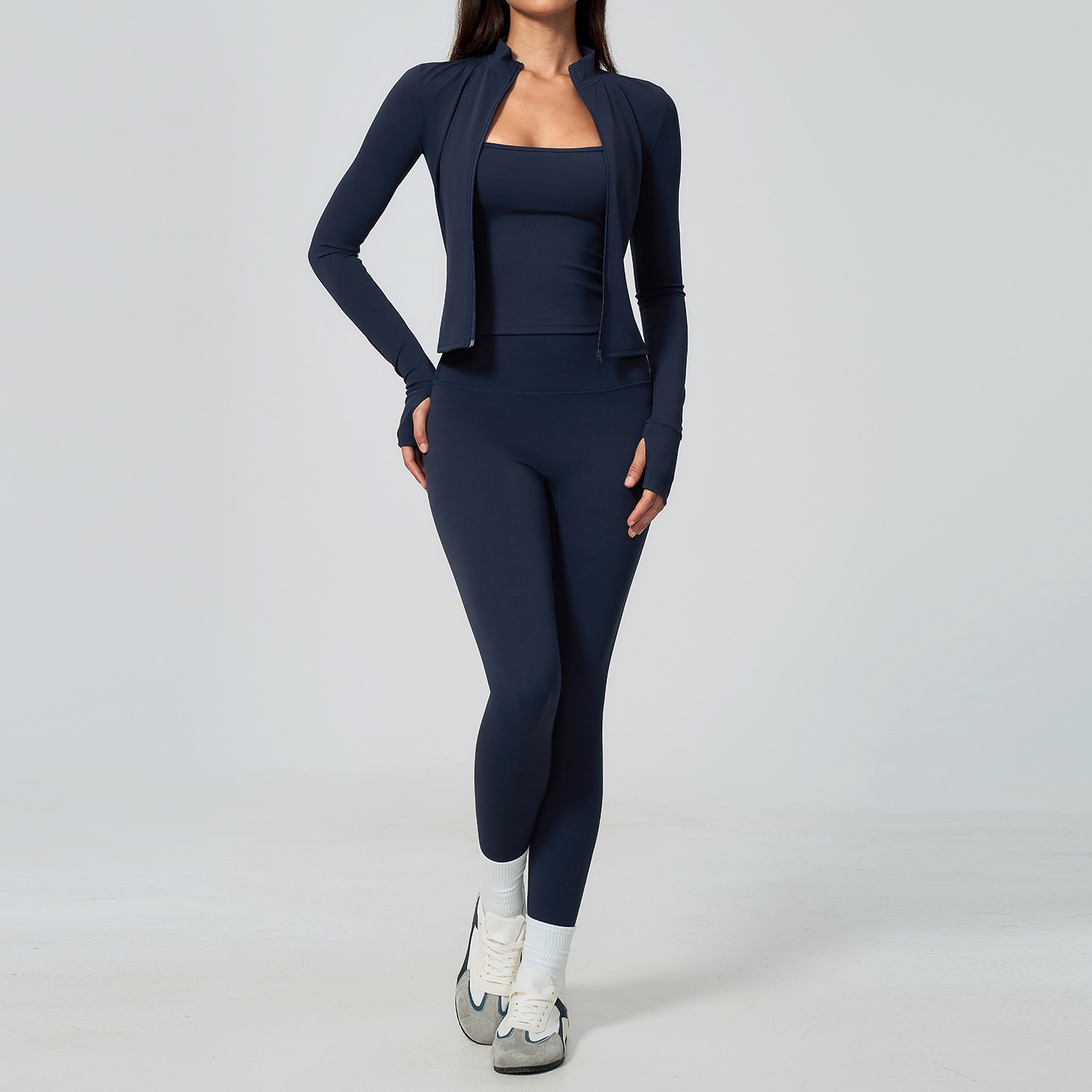 Women Yoga Set 3PCS Workout Se - огляд і ціна Summer Clothing Logo