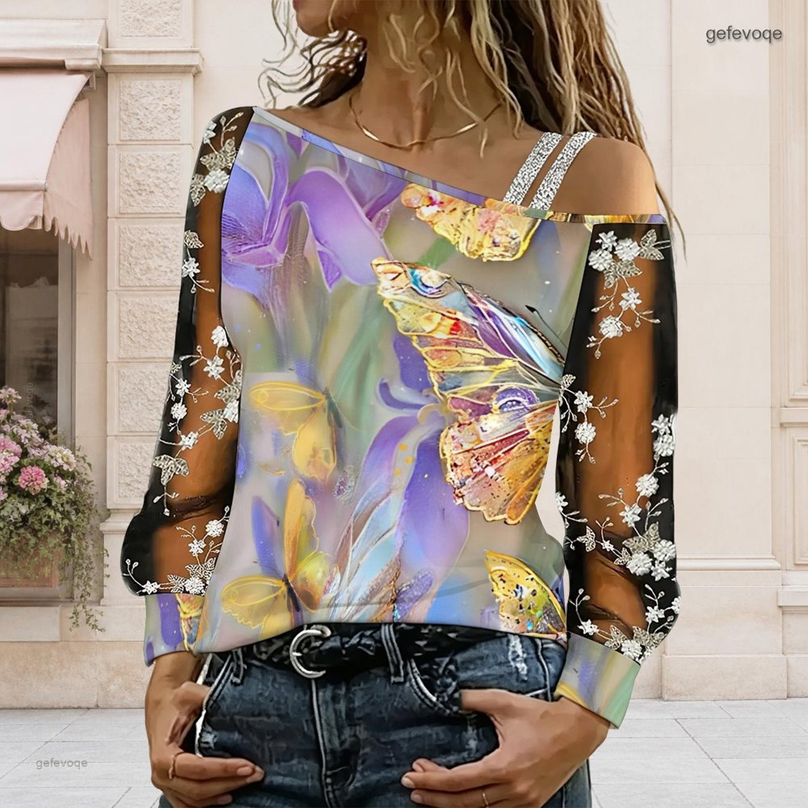 Women Off Shoulder Blouse Asym - огляд і ціна Off Shoulder Blouse