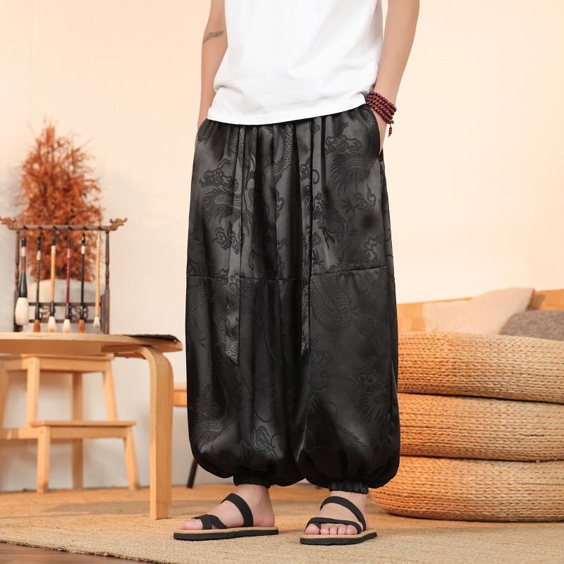 Men Wide Leg Pants Summer Ice  - огляд і ціна Summer Clothing Styles Men