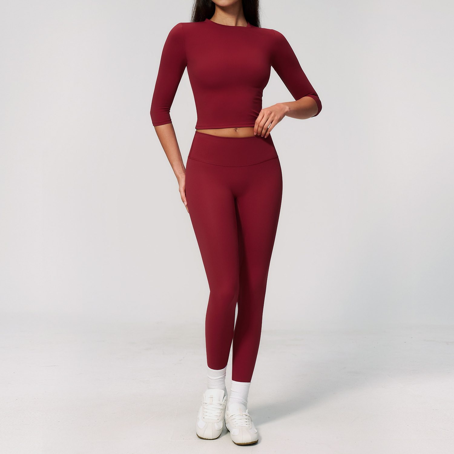 Yoga Suit 2PCS Sports Set Quic - огляд і ціна Summer Clothing Logo