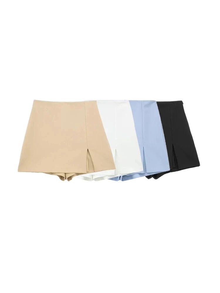 Women's Front Slit Shorts Skir - огляд і ціна Summer Zara