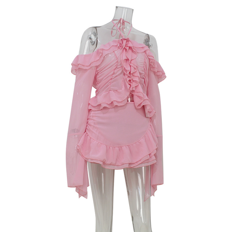 Women Holiday Sweet Ruffles 2  - огляд і ціна Off Shoulder Blouse