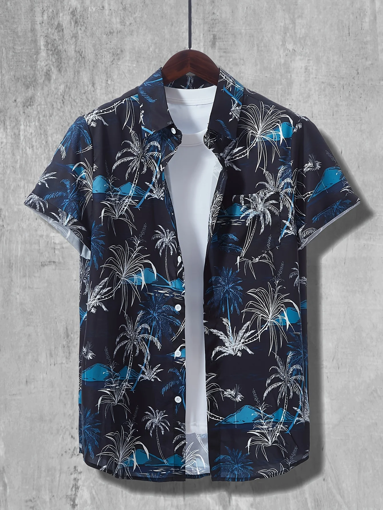 Coconut Palm Print Hawaiian Sh - огляд і ціна Summer Clothing Resort