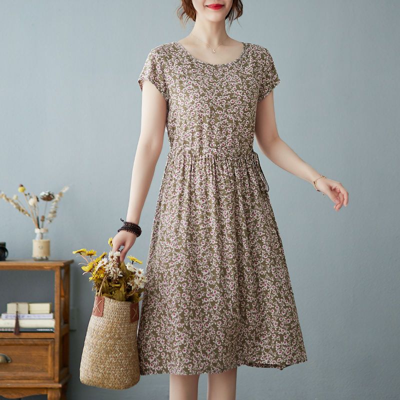 Bohemian Women Casual Floral L - огляд і ціна Sundress Midi Floral