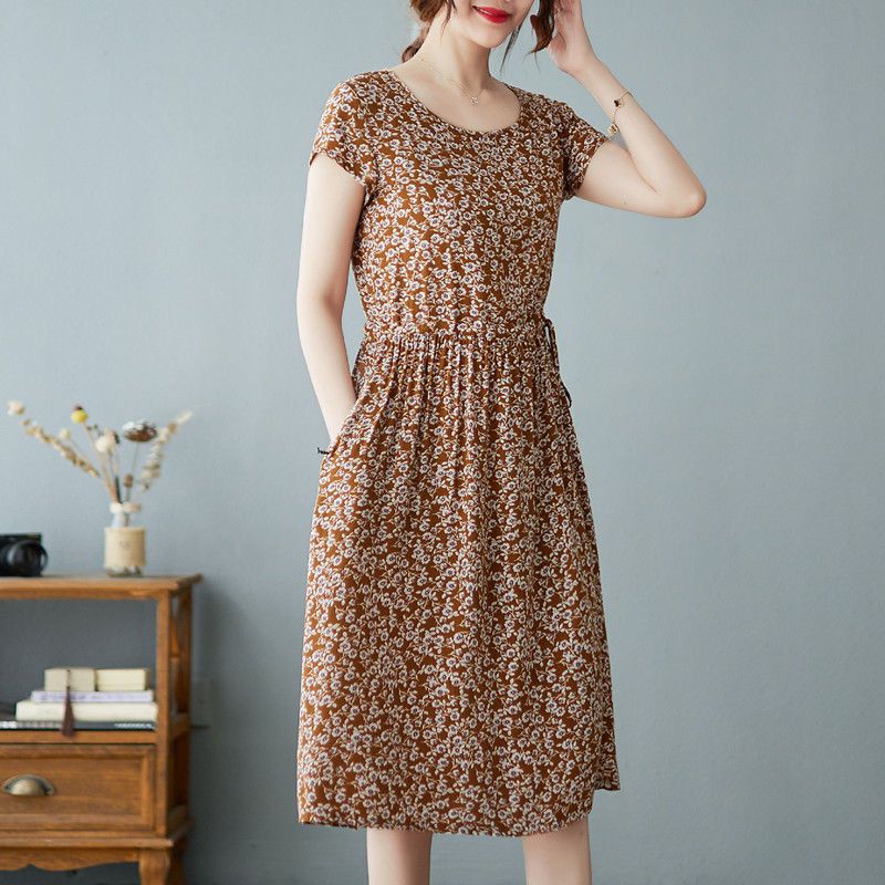 Bohemian Women Casual Floral L - огляд і ціна Sundress Midi Floral