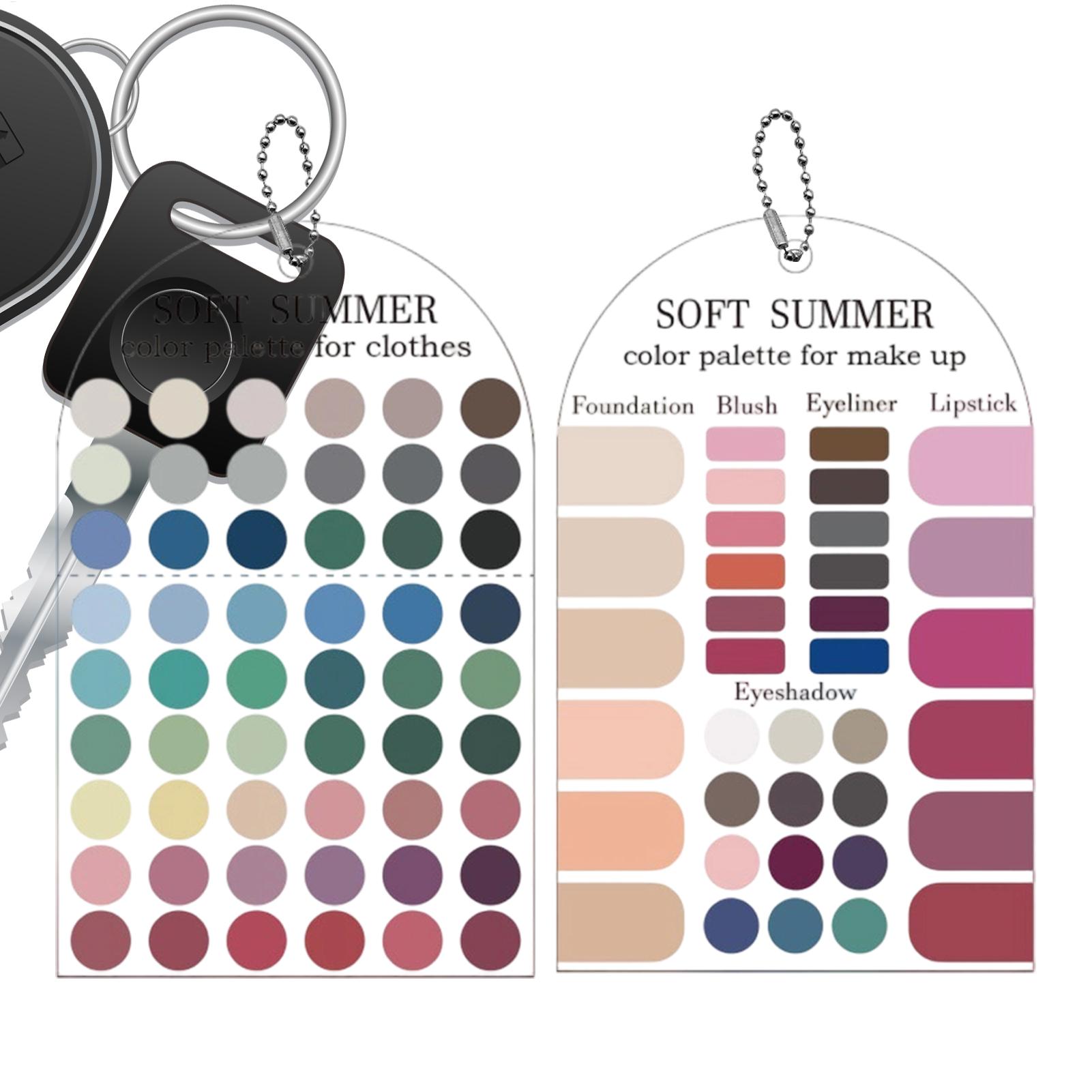 Summer Color Palette Card 2PCS - огляд і ціна Summer Clothing Palette