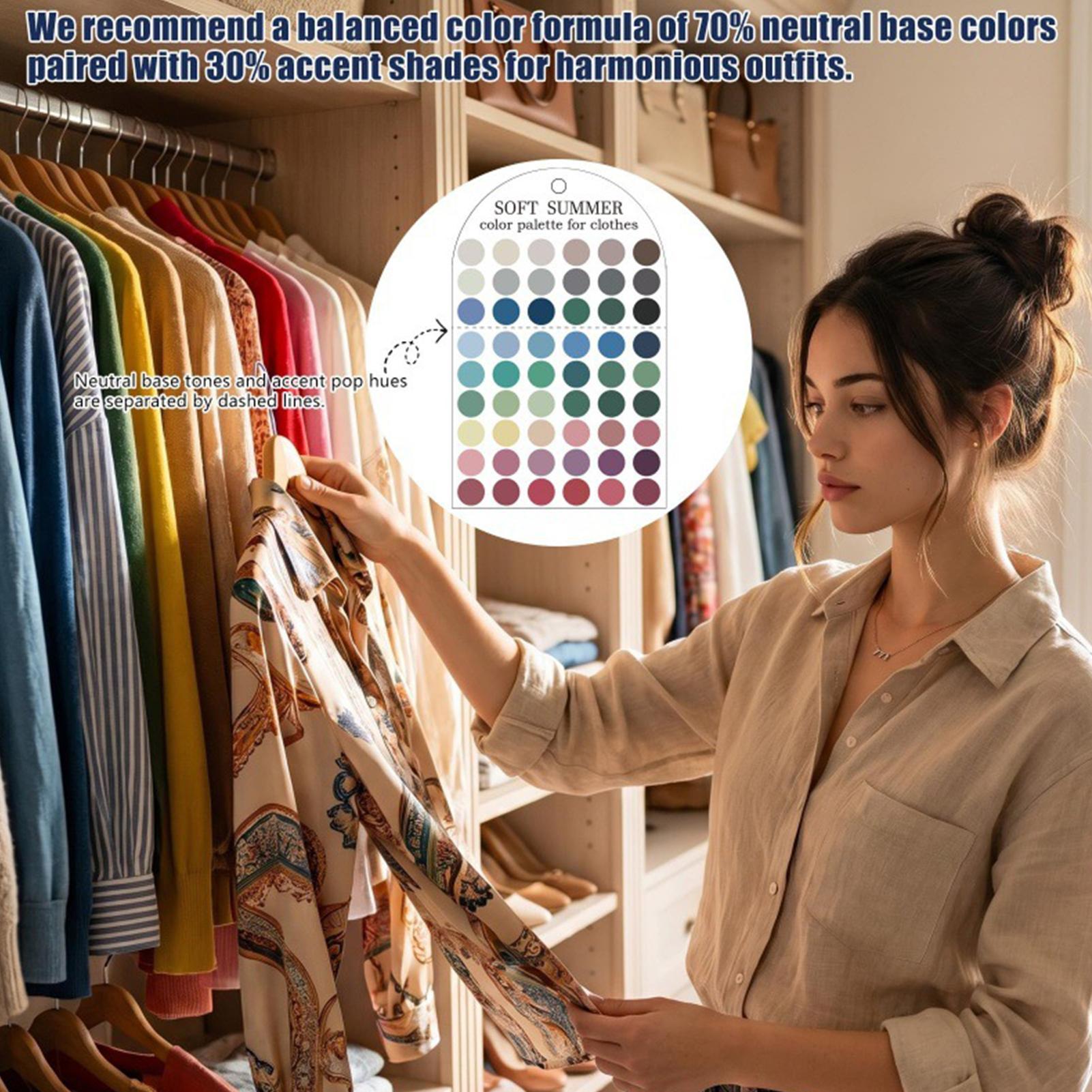 Summer Color Palette Card 2PCS - огляд і ціна Summer Clothing Palette